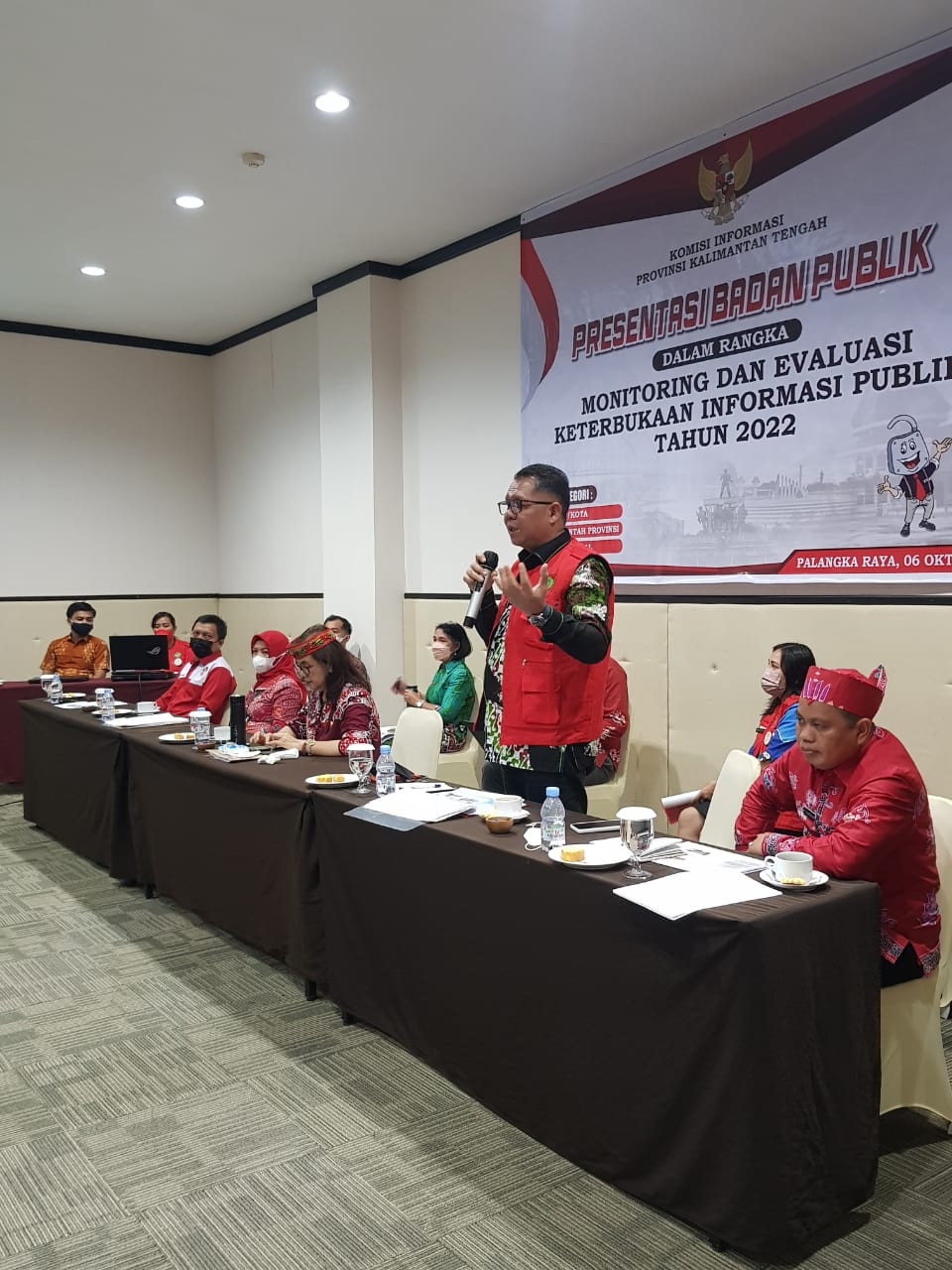 Dislutkan Prov. Kalteng Lakukan Presentasi Lanjutan Dalam Rangka Monev KIP Tahun 2022