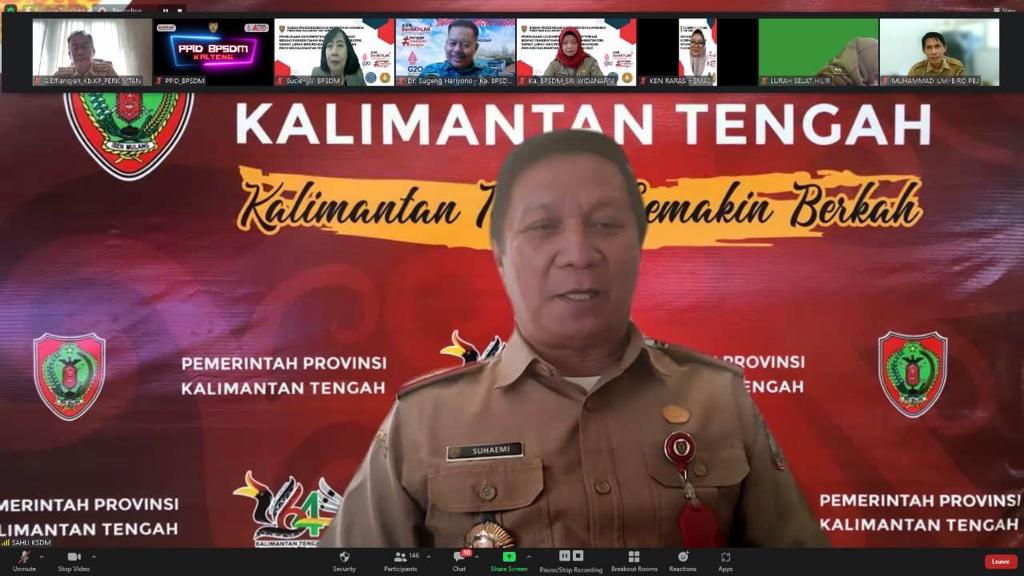 Sahli Gubernur Bidang KSDM Buka Kegiatan Uji Kompetensi Secara Virtual