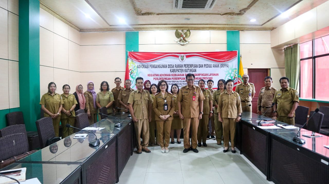 DP3AP2KB Gelar Advokasi Pembangunan Desa Ramah Perempuan dan Peduli Anak Kabupaten Katingan