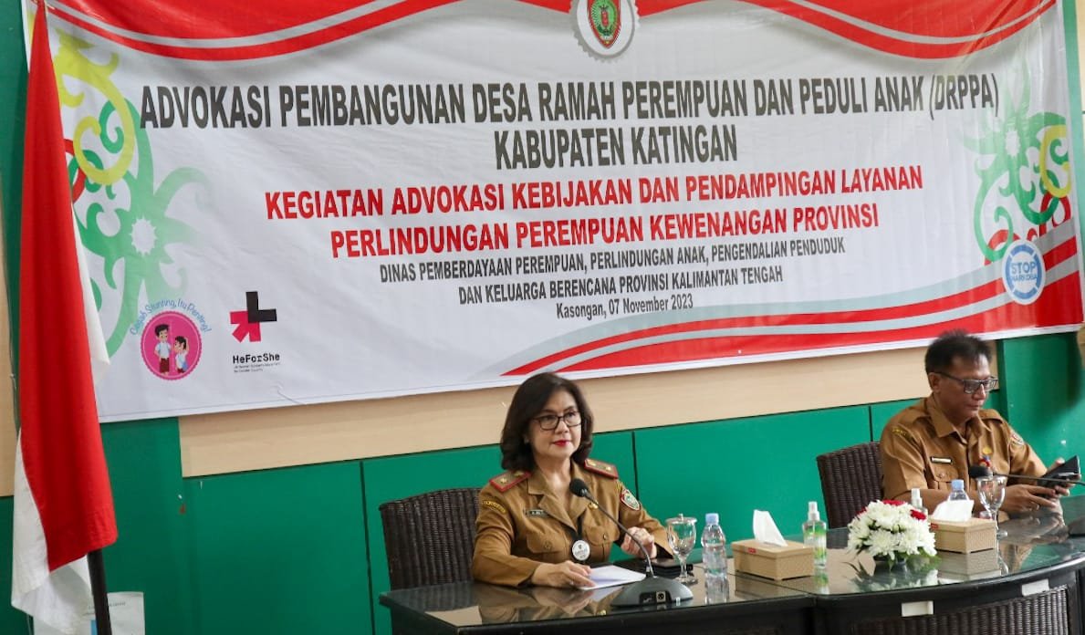 DP3AP2KB Gelar Advokasi Pembangunan Desa Ramah Perempuan dan Peduli Anak Kabupaten Katingan