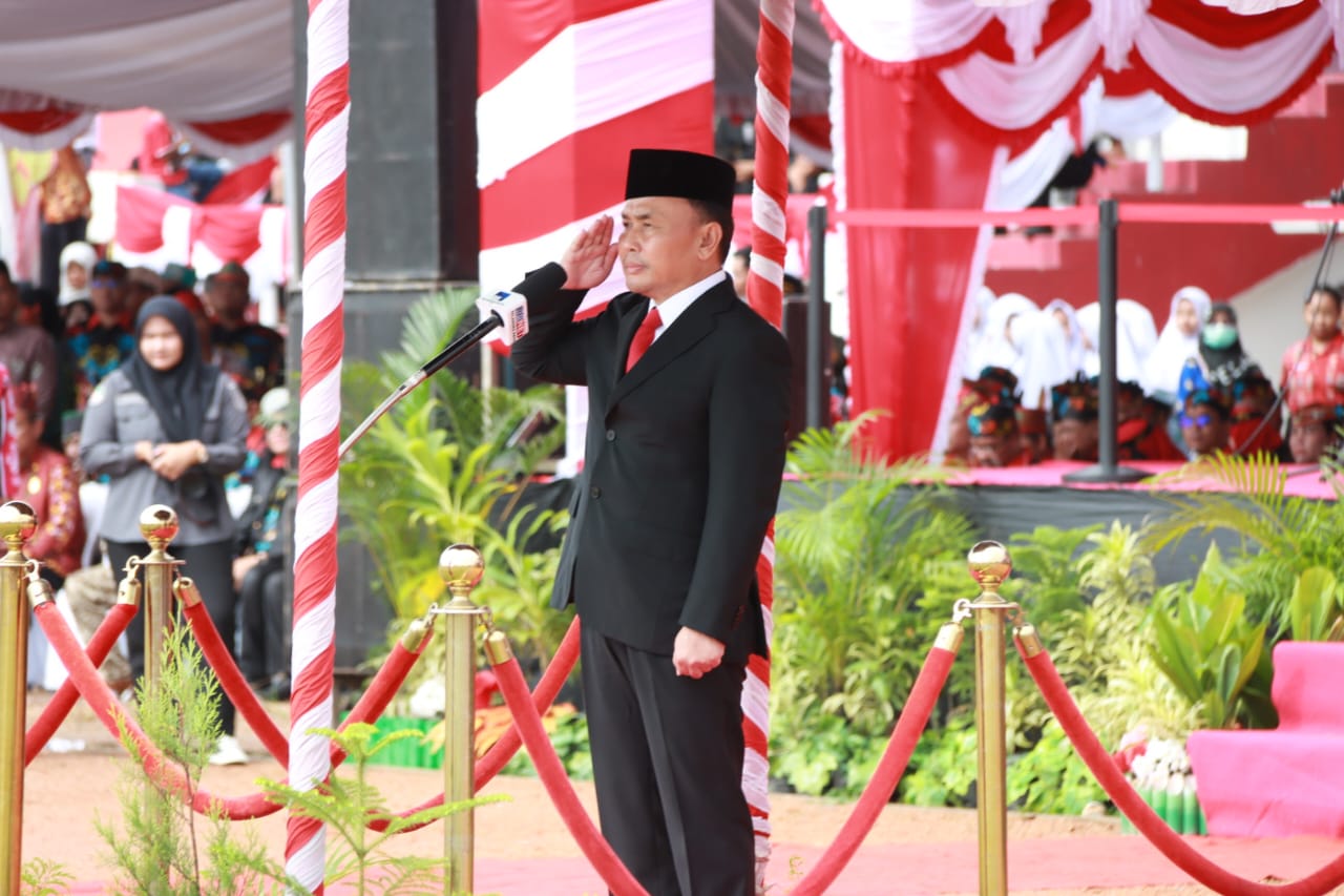 Gubernur Sugianto Sabran Pimpin Upacara Peringatan Hari Jadi ke-71 Kabupaten Kotawaringin Timur