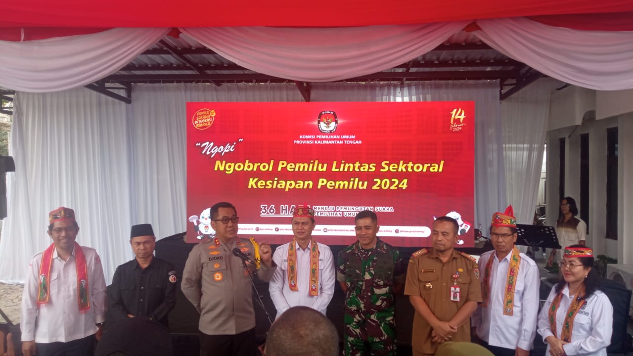 Asisten Adum Sri Suwanto Hadiri Acara Ngobrol Pemilu Lintas Sektoral Kesiapan Pemilu 2024