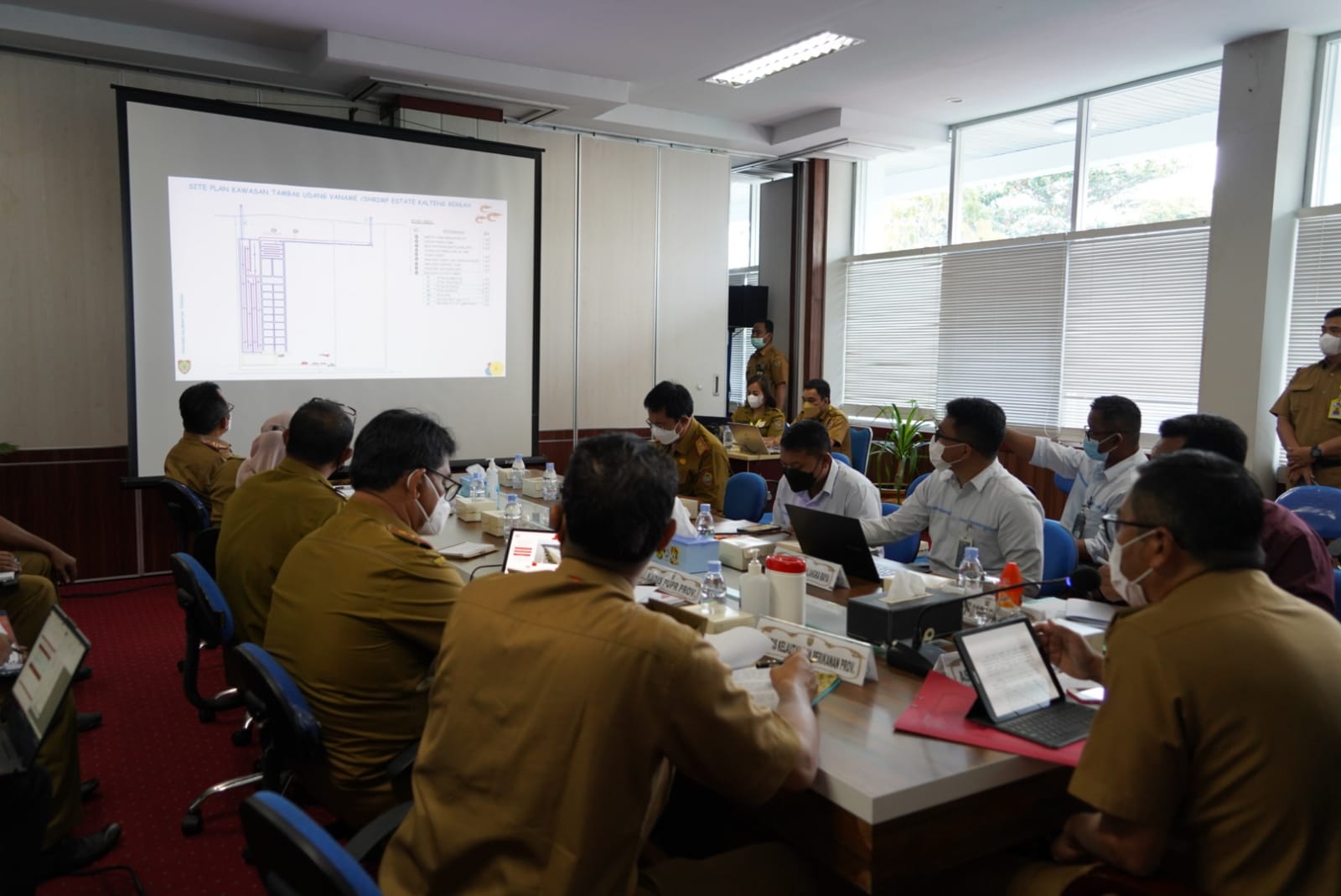 Rakor Percepatan Program Pengembangan Kawasan Tambak Udang/Shrimp Estate Kalteng