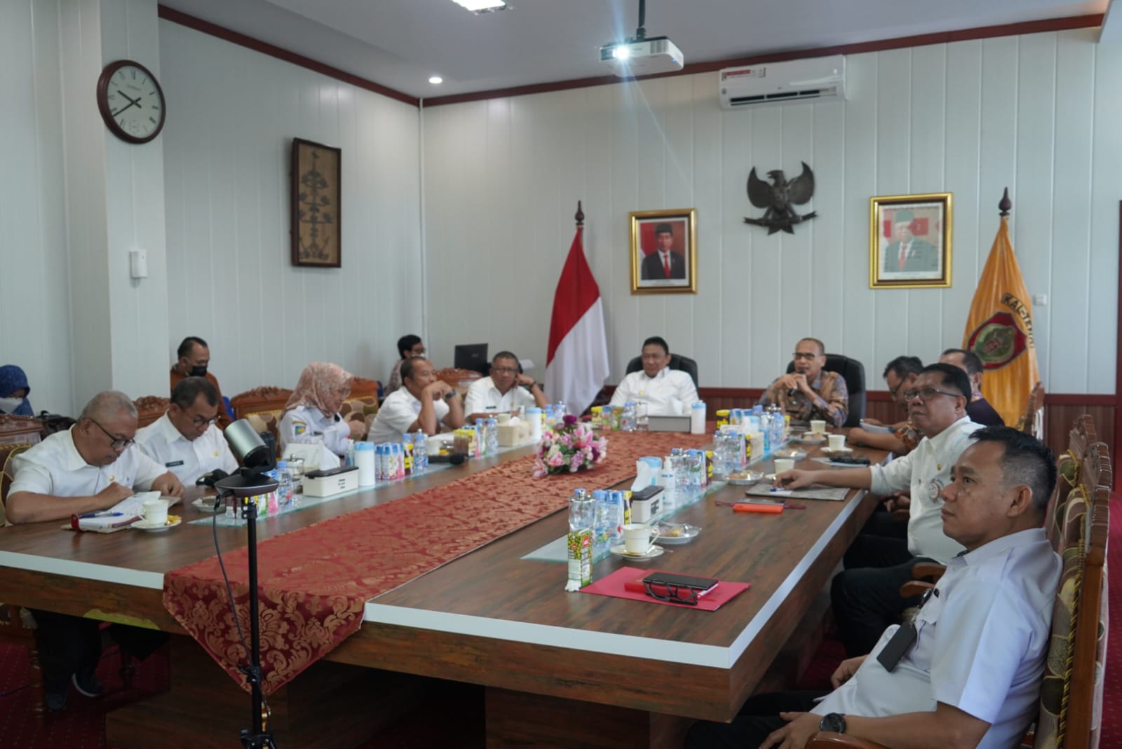 Wagub Kalteng Edy Pratowo Pimpin Rakor Evaluasi Perencanaan Dan Penganggaran Pemda Prov. Kalteng Tahun 2023