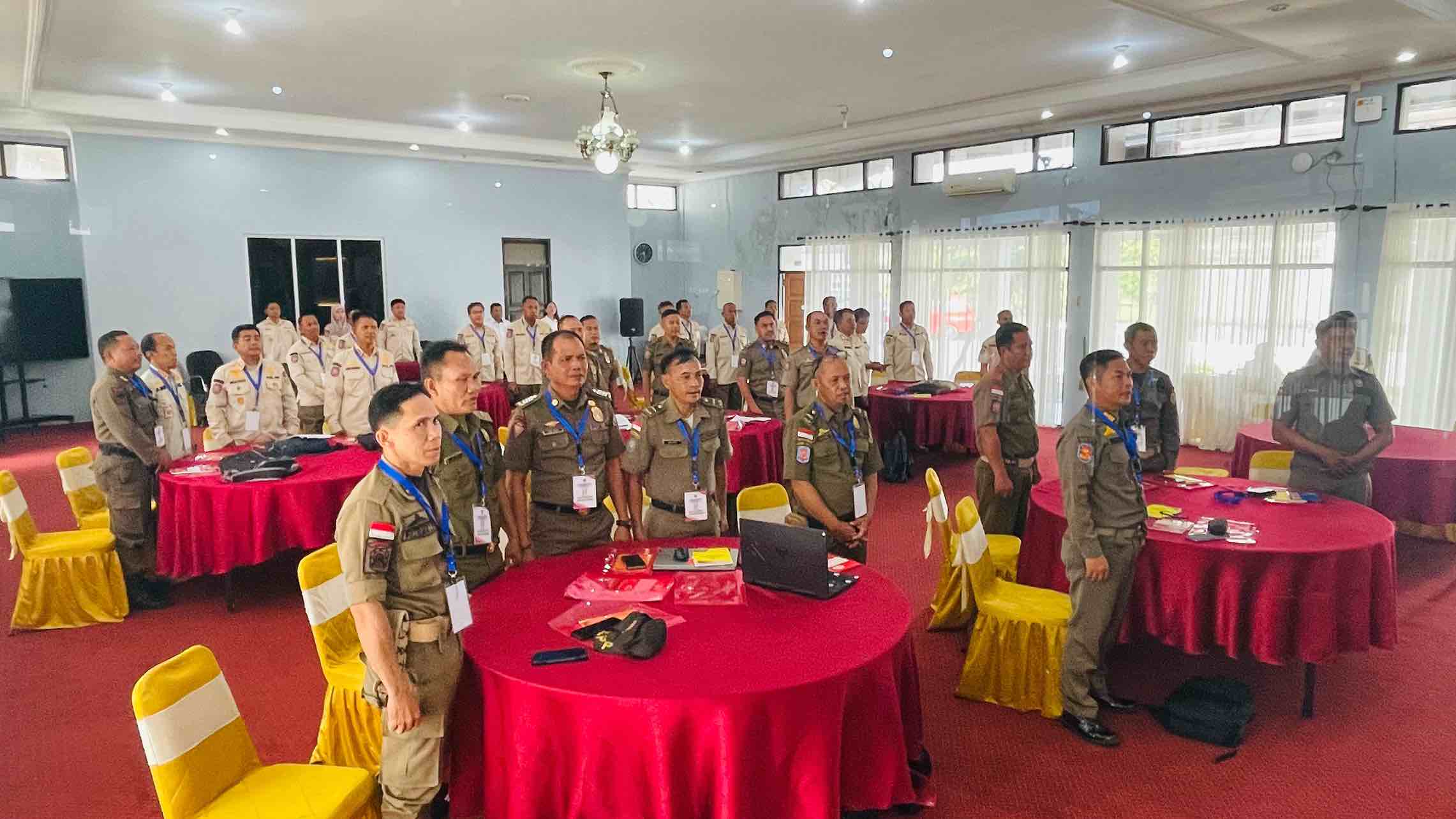 BPSDM Prov. Kalteng Resmi Buka Uji Kompetensi dan Sertifikasi Kompetensi Jabatan Fungsional Polisi Pamong Praja