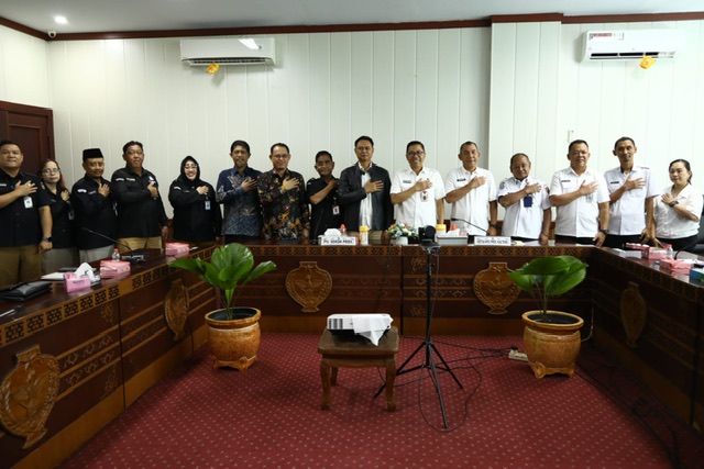Pemprov Kalteng Bersama KPU Prov. Kalteng Gelar Acara Pengembalian Sisa Dana Hibah Pilkada 2024
