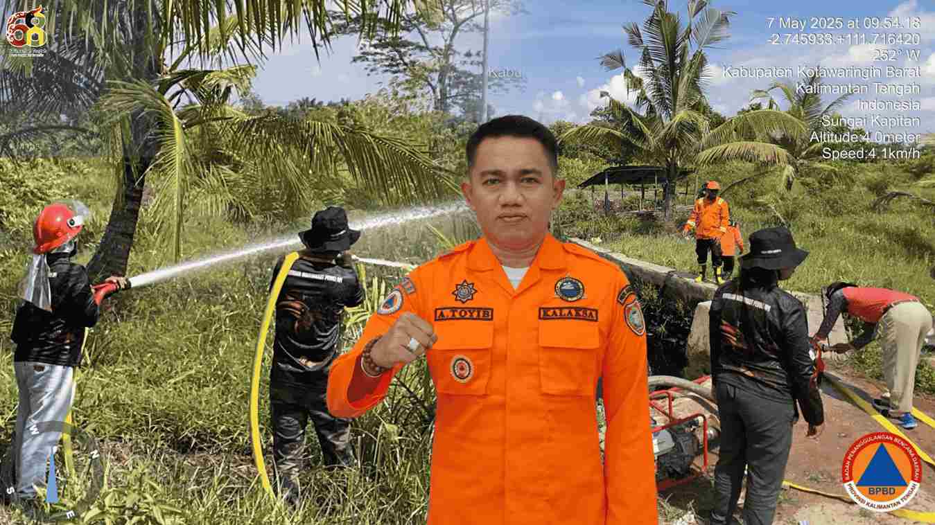 BPBD Prov. Kalteng Terus Tingkatkan Upaya Penanganan Karhutla dengan Bentuk Pos Lapangan Satgas Pengendali Karhutla