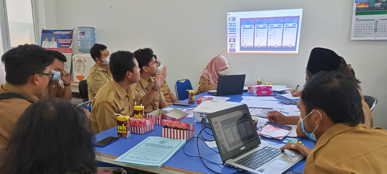 Diskominfosantik Prov. Kalteng Gelar Rapat Pendataan Aplikasi Dengan Seluruh Perangkat Daerah