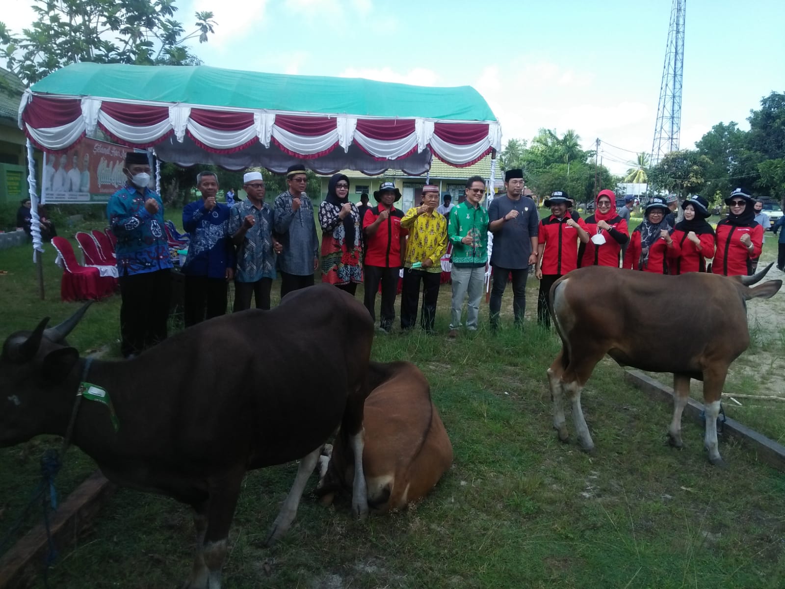 Gubernur Kalteng Serahkan Bantuan Hewan Kurban Sapi Untuk Kab. Kapuas