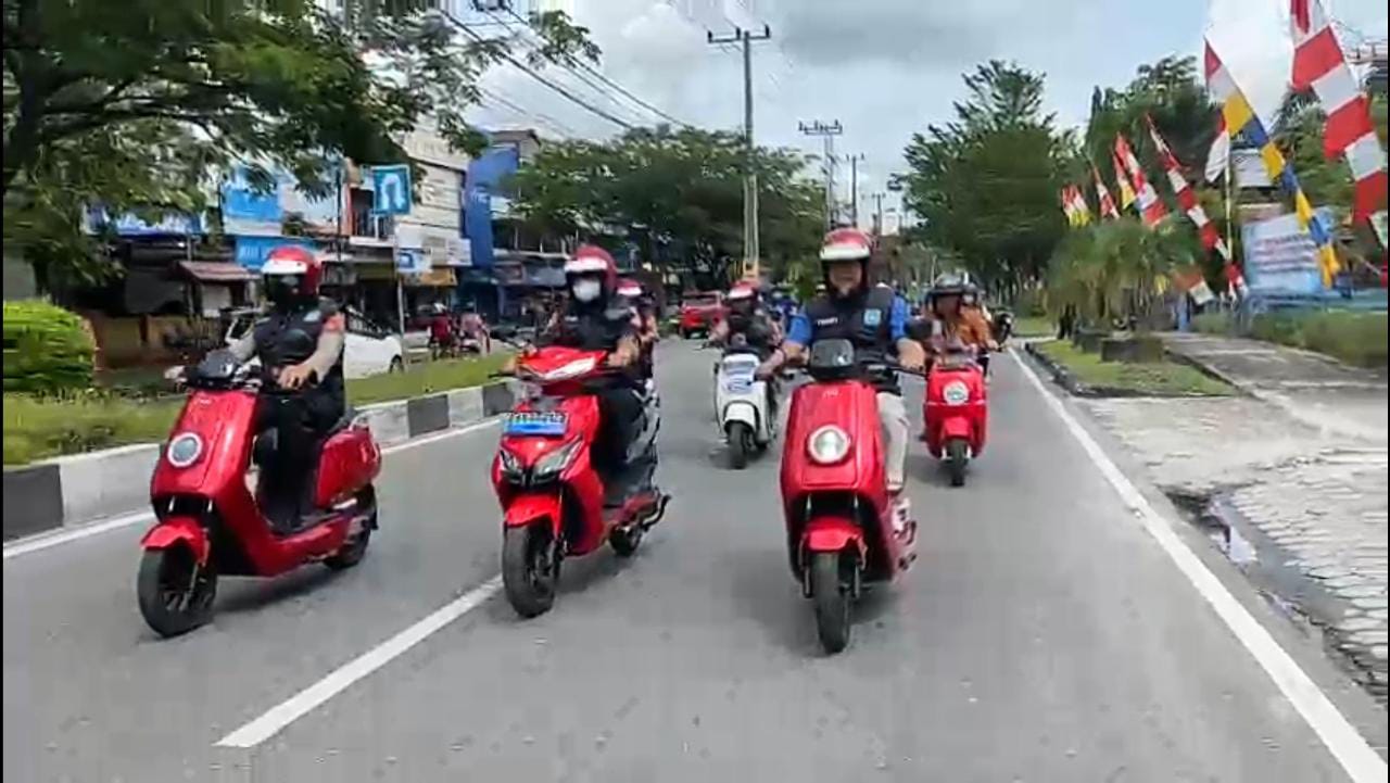 Launching SPKLU Pertama Di Kalteng Dan Peresmian Electric Vehicle Community ELECTRA