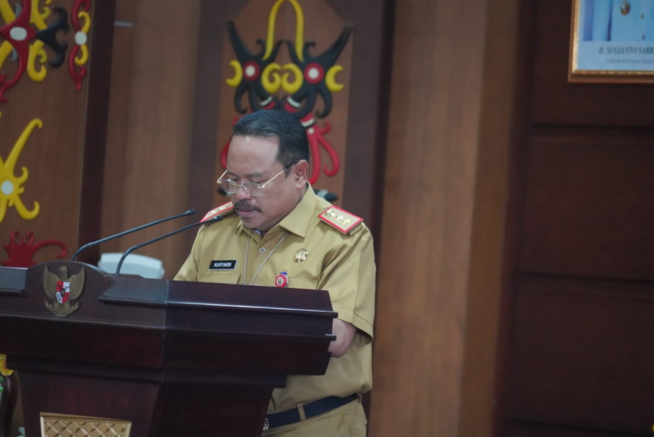 Sekda Prov. Kalteng  Nuryakin Buka Acara Pusdiklat Paskibraka Prov. Kalteng Tahun 2022