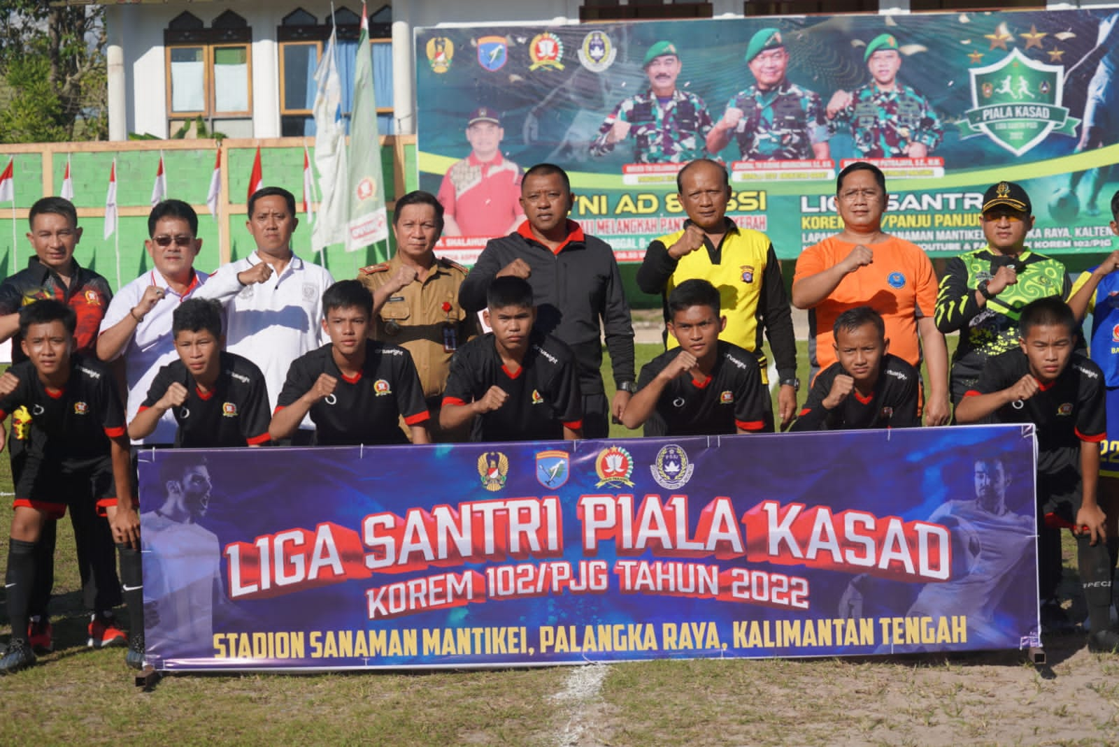 Pembukaan Piala Kasad Liga Santri PSSI Tahun 2022 Wilayah Prov. Kalteng