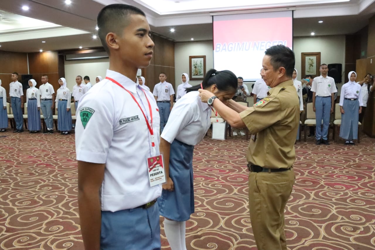 Sahli KSDM Suhaemi Buka Secara Resmi Pemusatan Pendidikan dan Pelatihan Paskibraka Prov. Kalteng Tahun 2023