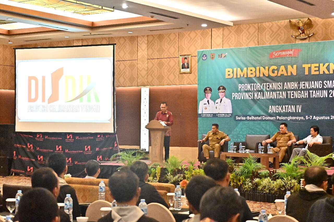 Disdik Prov. Kalteng Gelar Bimtek Bagi Para Proktor dan Teknisi ANBK Jenjang Pendidikan Menengah