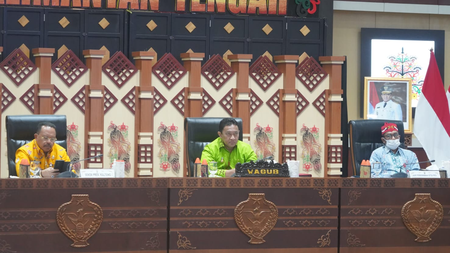 Wagub Kalteng Edy Pratowo Hadiri Secara Virtual Bincang Stranas PK