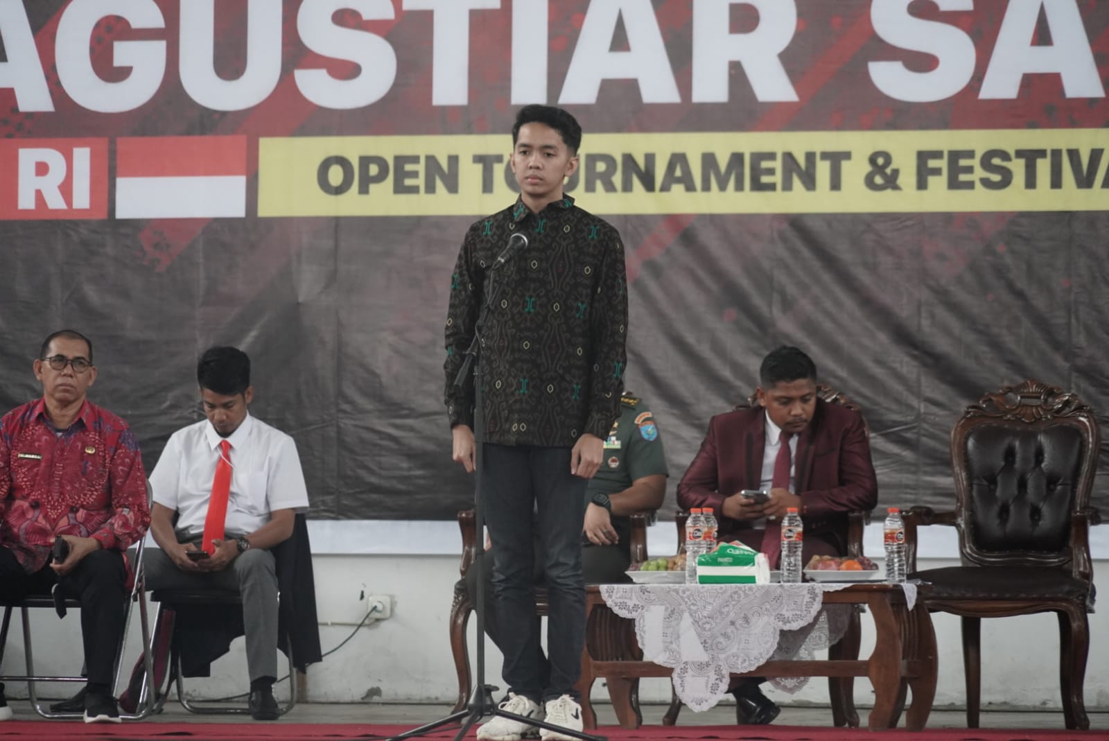 Asisten Adum Setda Prov. Kalteng Buka Kejuaraan Karate Piala H. Agustiar Sabran DPR RI 2022