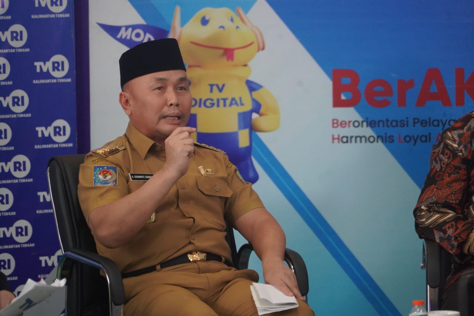 Gubernur Kalteng Sugianto Sabran Jadi Narasumber Pada Acara Talkshow