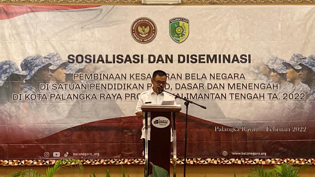 Sosialisasi Dan Diseminasi Pembinaan Kesadaran Bela Negara Satuan Pendidikan di Prov. Kalteng TA. 2022