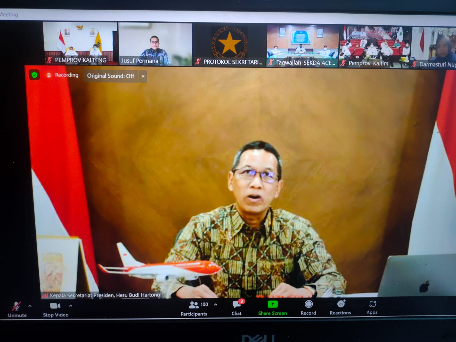 Rakor Persiapan Kunjungan Kerja Presiden RI Dan Para Gubernur se-Indonesia Ke IKN