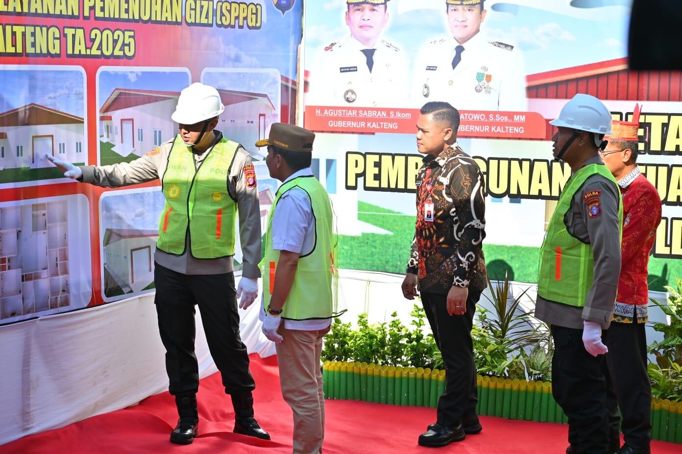 Gubernur Kalteng Agustiar Sabran Apresiasi Pembangunan Dapur SPPG MBG Oleh Polda Kalteng