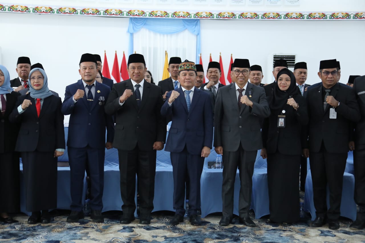 Gubernur Kalteng Agustiar Sabran Lantik Pejabat Pimpinan Tinggi Pratama Lingkup Pemprov Kalteng