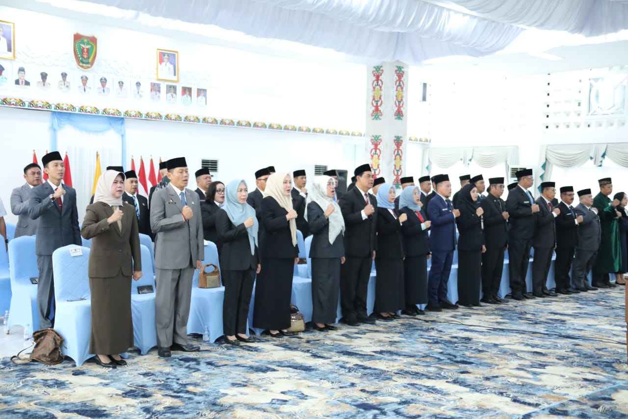 Kepala BKD Menjadi Saksi Pelantikan Pejabat Tinggi Pratama