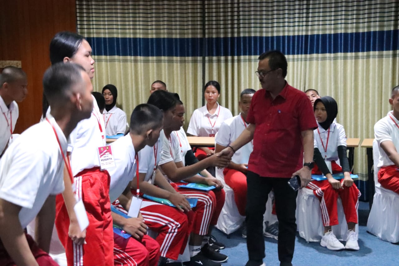 Sahli Herson B Aden Jadi Narasumber Pada Pemusatan Diklat Paskibraka Prov. Kalteng Tahun 2023