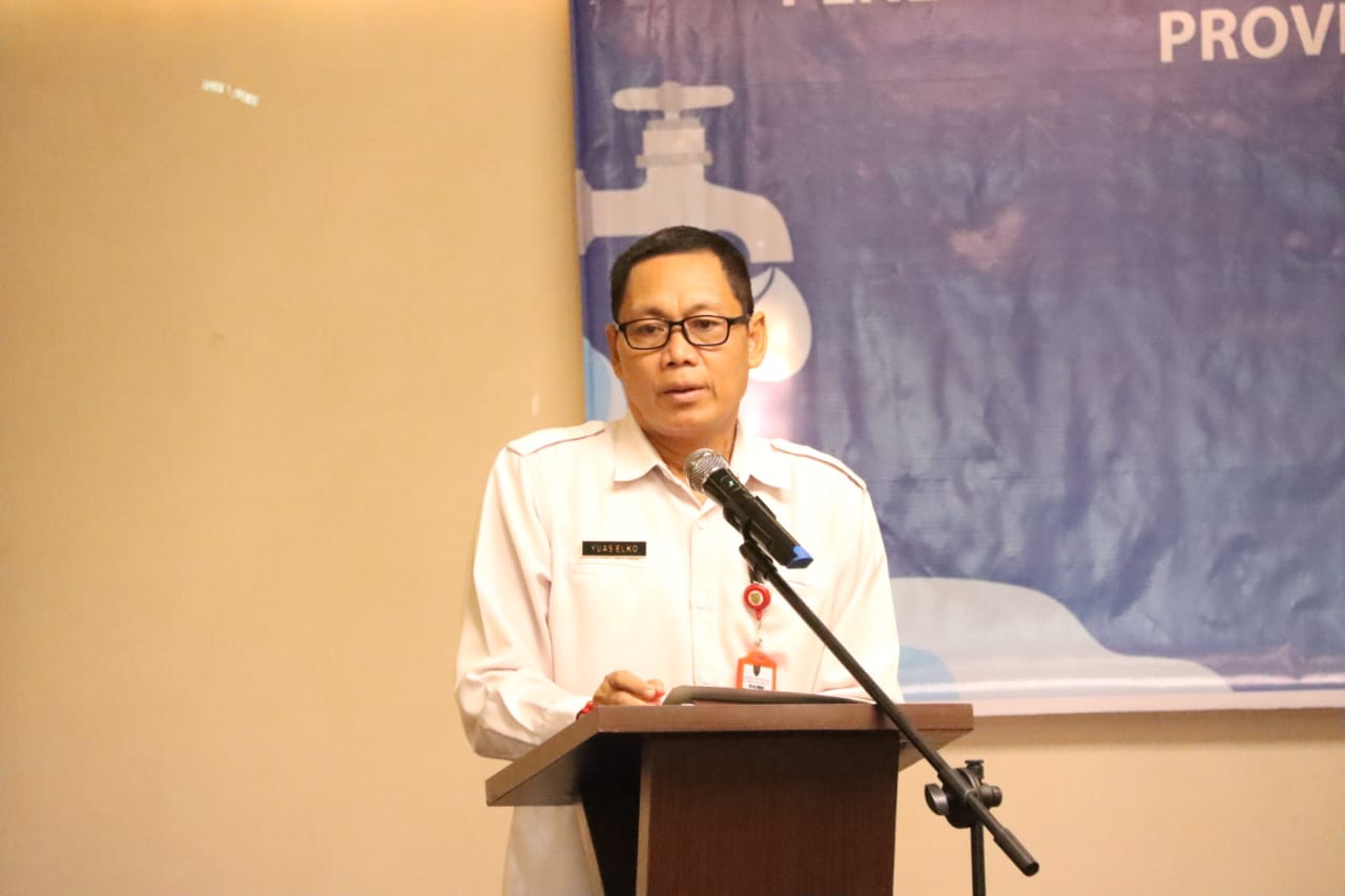 Sahli Yuas Eko Buka Rakor Penetapan Tarif Batas Atas dan Bawah Untuk Sektor Air Bersih Kalteng
