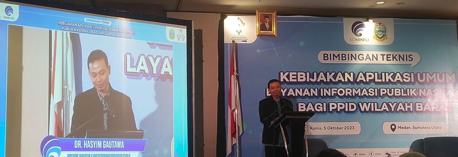 Diskominfosantik Kalteng Hadiri Bimtek Kebijakan Aplikasi Umum Layanan Informasi Publik Nasional