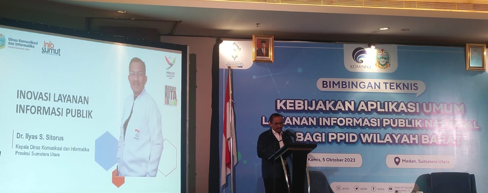 Diskominfosantik Kalteng Hadiri Bimtek Kebijakan Aplikasi Umum Layanan Informasi Publik Nasional