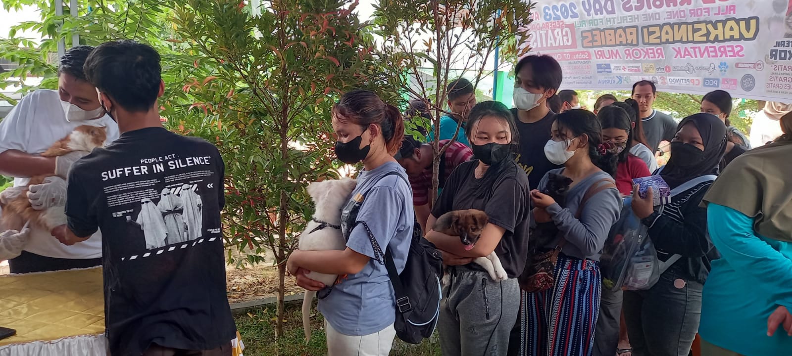 Kepala Dinas TPHP Hadiri Kegiatan Vaksinasi Hewan Gratis Dalam Rangka Peringati Hari Rabies Sedunia