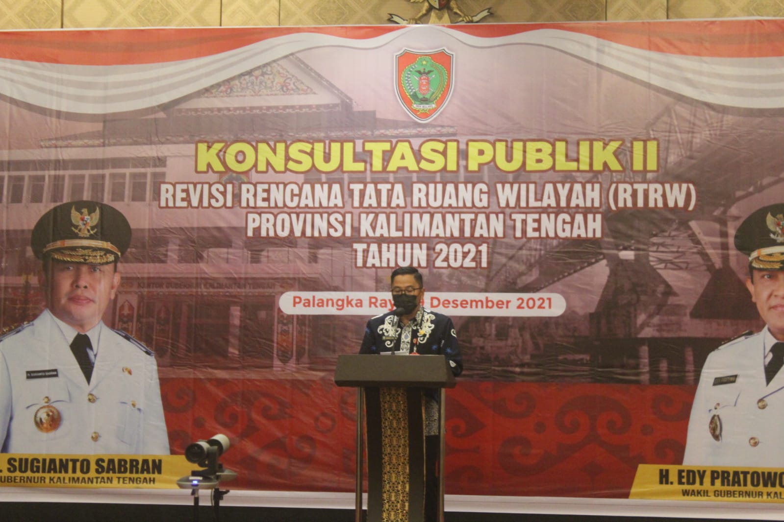 Konsultasi Publik Revisi Rencana Tata Ruang Wilayah Prov Kalteng 2015-2035 Dibuka Secara Resmi