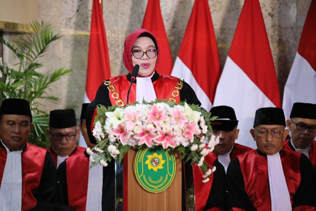 Wagub Kalteng Edy Pratowo Hadiri Sidang Pleno Laporan Tahunan Pengadilan Tinggi Palangka Raya