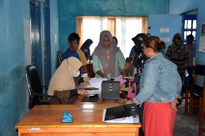 Dislutkan Prov. Kalteng Laksanakan Fasilitasi Layanan Gerai Perizinan Bagi Pelaku Usaha Perikanan Tangkap Tahun 2023