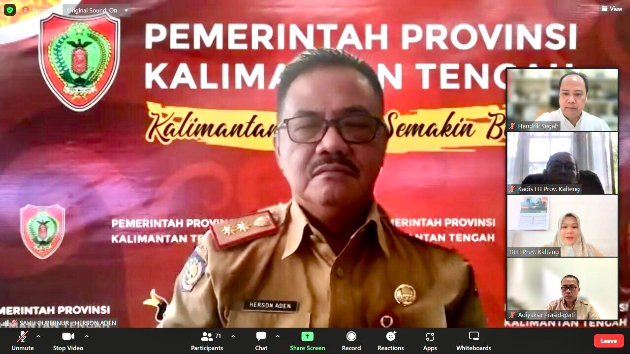 FGD Penyusunan Kajian Lingkungan Hidup Strategis Revisi RTRW Prov. Kalteng Tahun 2021-2041