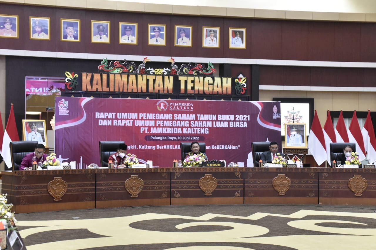 Rapat Umum Pemegang Saham Tahunan PT. Jamkrida Kalteng Tahun Buku 2021