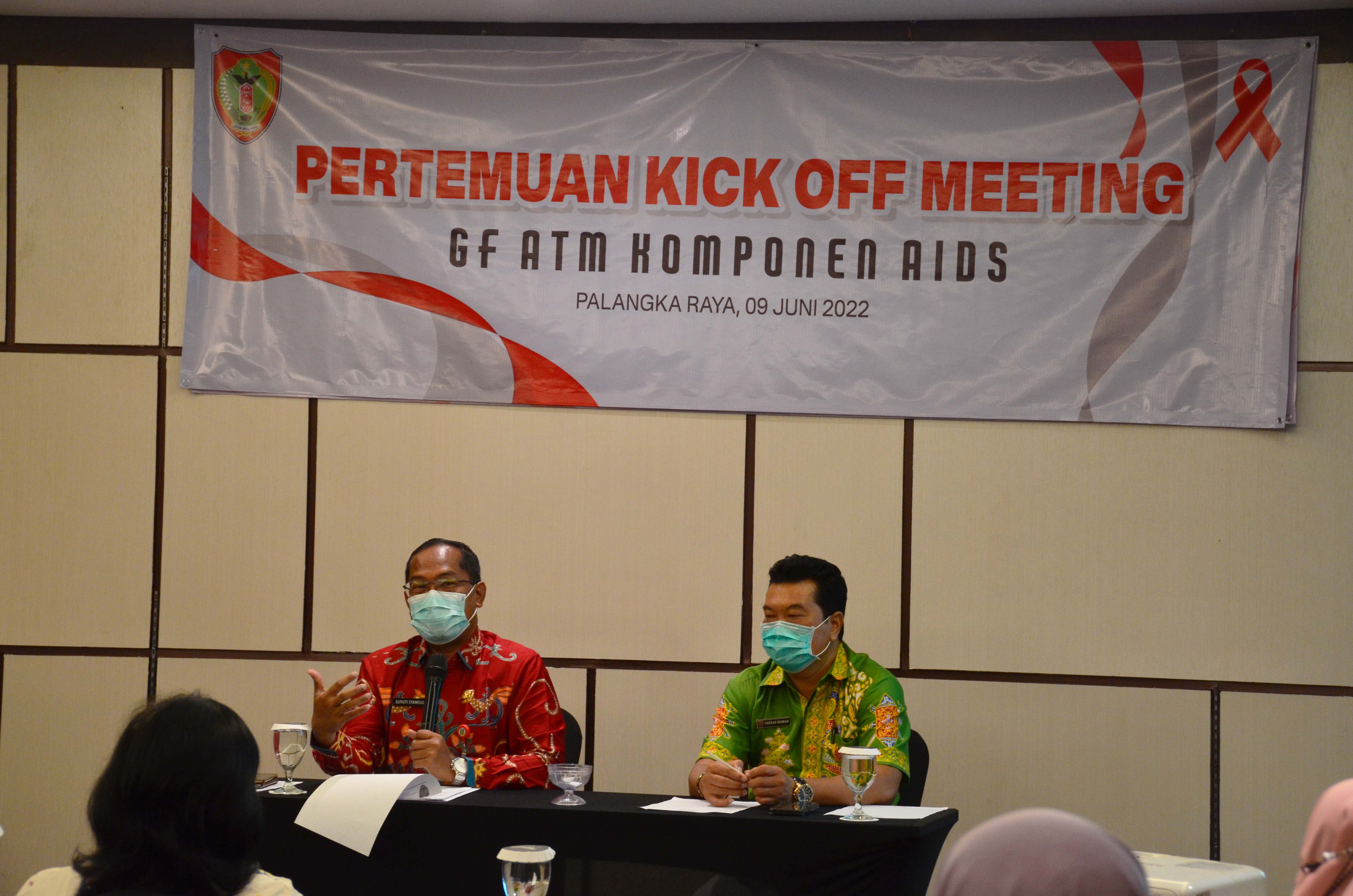 Dinkes Prov. Kalteng Laksanakan Pertemuan Kick Off Meeting GF ATM Komponen AIDS