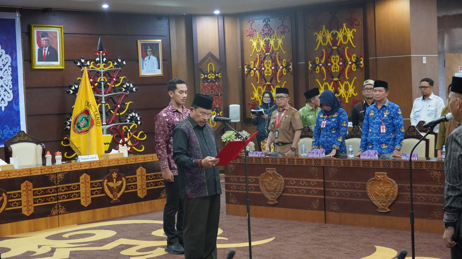 Sekda Nuryakin Lantik Dewan Hakim dan Panitera Pada Musabaqah Tilawatil Quran VII KORPRI Tingkat Prov. Kalteng