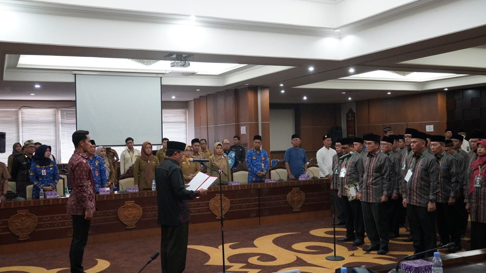 Sekda Nuryakin Lantik Dewan Hakim dan Panitera Pada Musabaqah Tilawatil Quran VII KORPRI Tingkat Prov. Kalteng