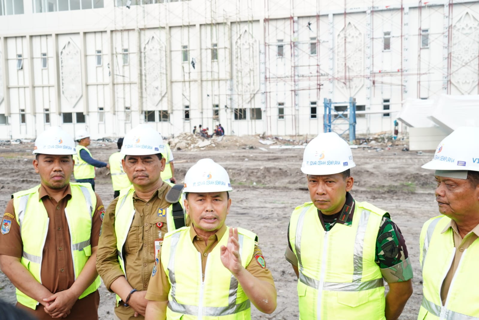 Gubernur Sugianto Sabran Tinjau Pembangunan RSUD Milik Pemerintah Provinsi di Kecamatan Hanau