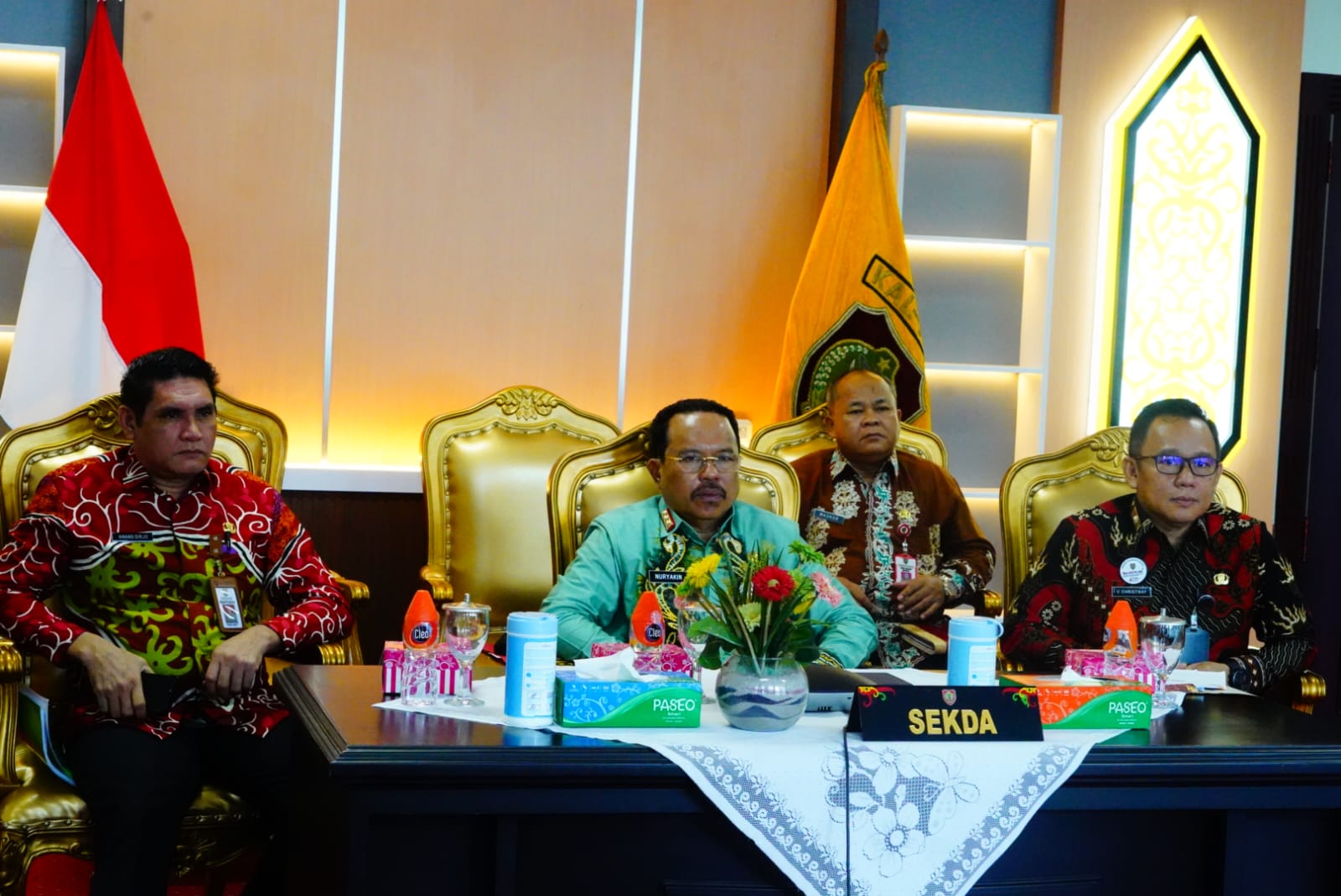 Sekda Prov. Kalteng Nuryakin Ikuti Rapat Lanjutan Pembahasan Pencegahan Korupsi Sektor Bisnis