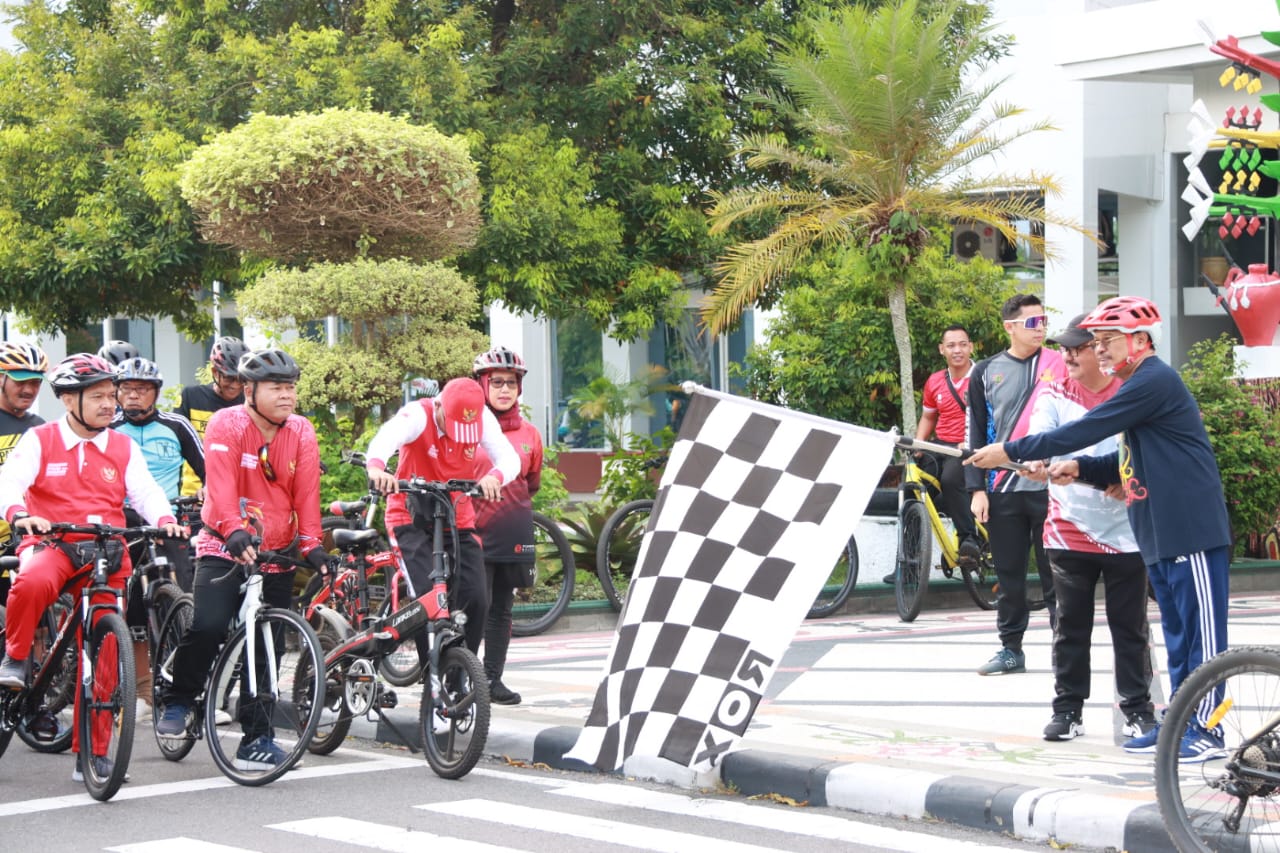 Pemprov. Kalteng Gelar Kegiatan Bersepeda Gembira 