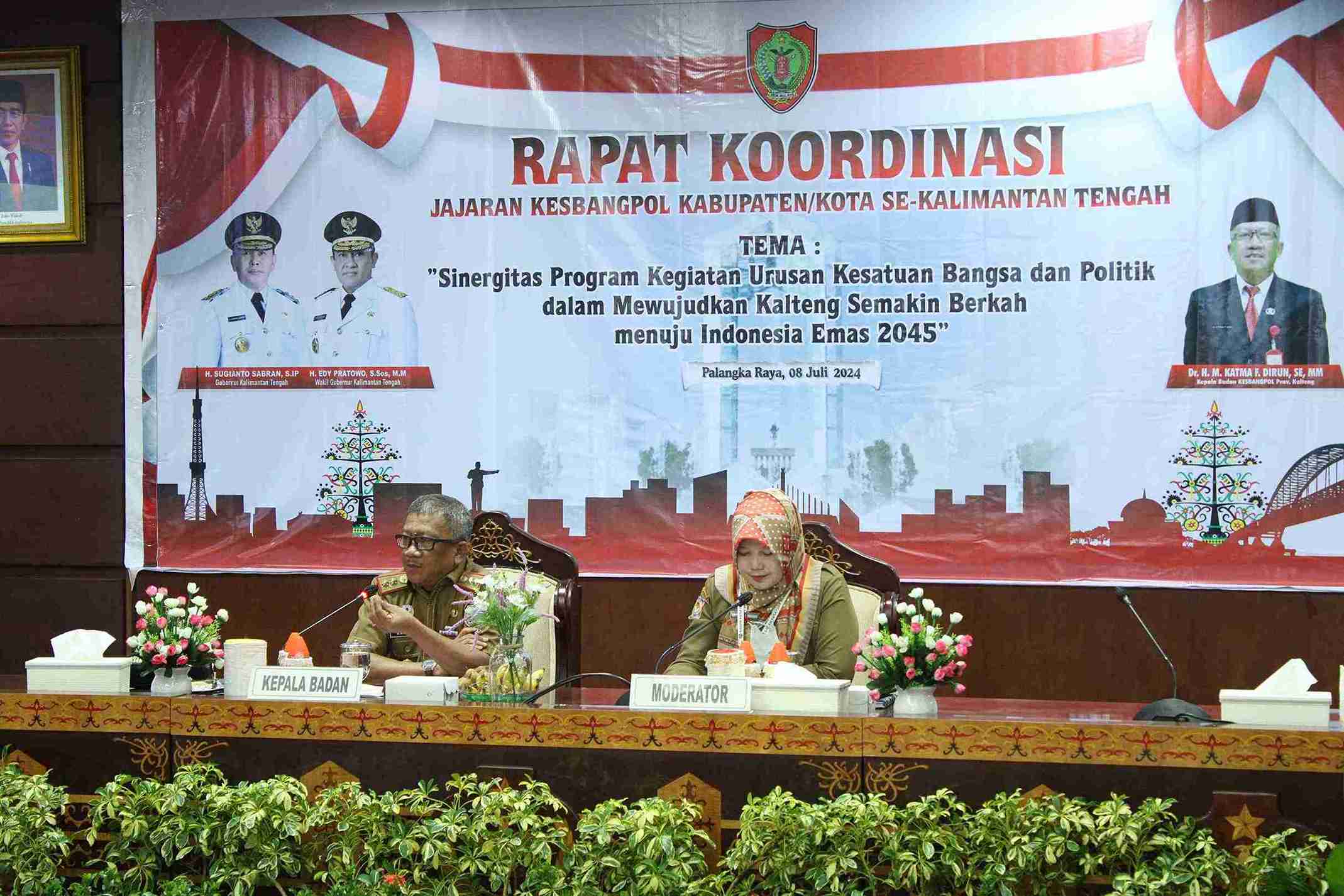 Badan Kesbangpol Prov. Kalteng Gelar Rapat Koordinasi