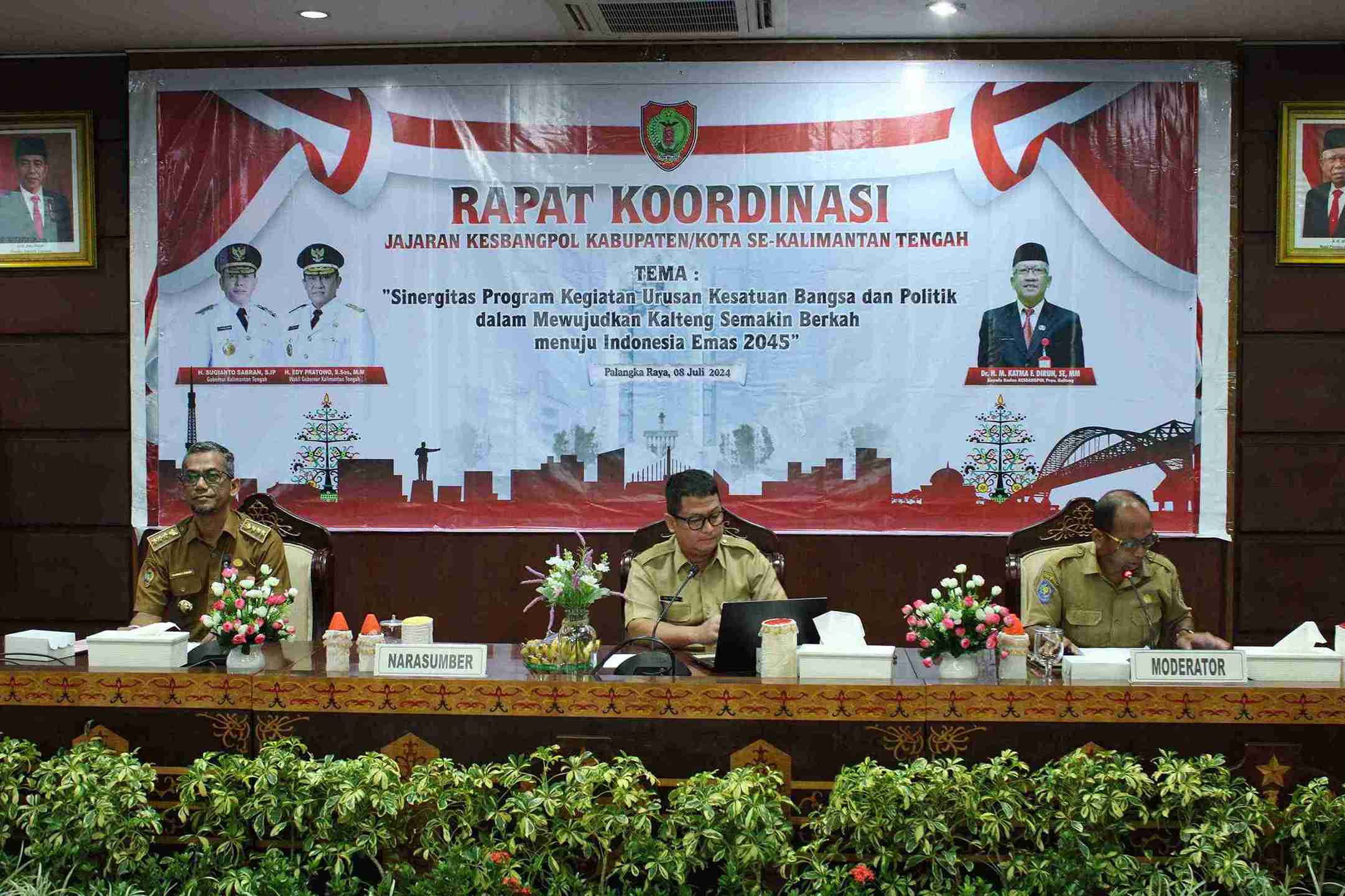 Badan Kesbangpol Prov. Kalteng Gelar Rapat Koordinasi