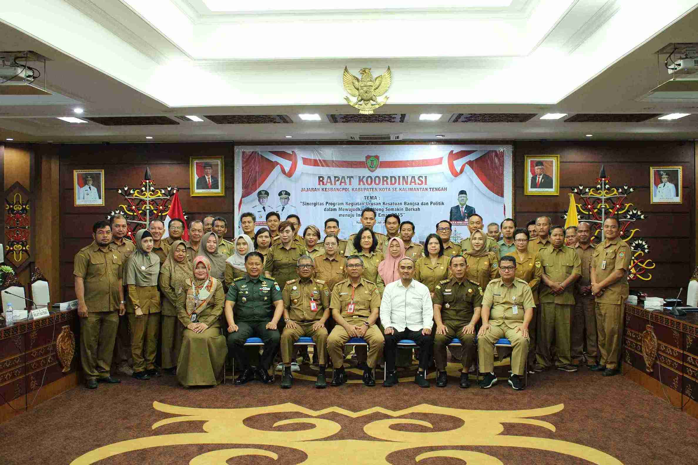 Badan Kesbangpol Prov. Kalteng Gelar Rapat Koordinasi