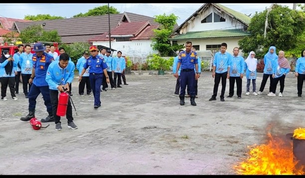 BPSDM Prov. Kalteng menggelar Pelatihan K3 Perkantoran