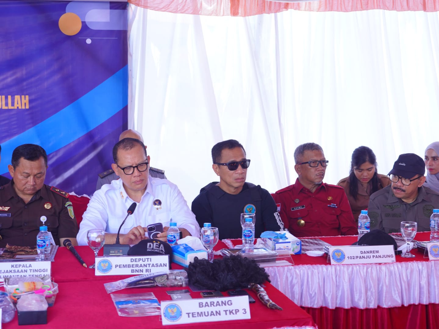 Kaban Kesbangpol Katma F. Dirun Hadiri Press Release Penangkapan DPO Terpidana