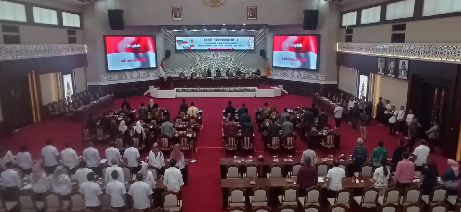 Wagub Kalteng Edy Pratowo Hadiri Rapat Paripurna ke-1 Pembukaan Masa Persidangan l Tahun Sidang 2024