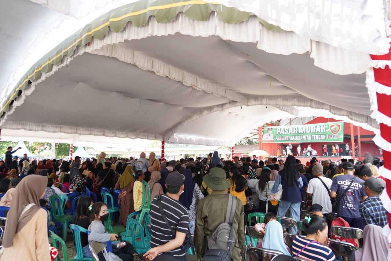 Gubernur Kalteng Sugianto Sabran Laksanakan Kunker dalam Rangka Pelaksanaan Pasar Murah