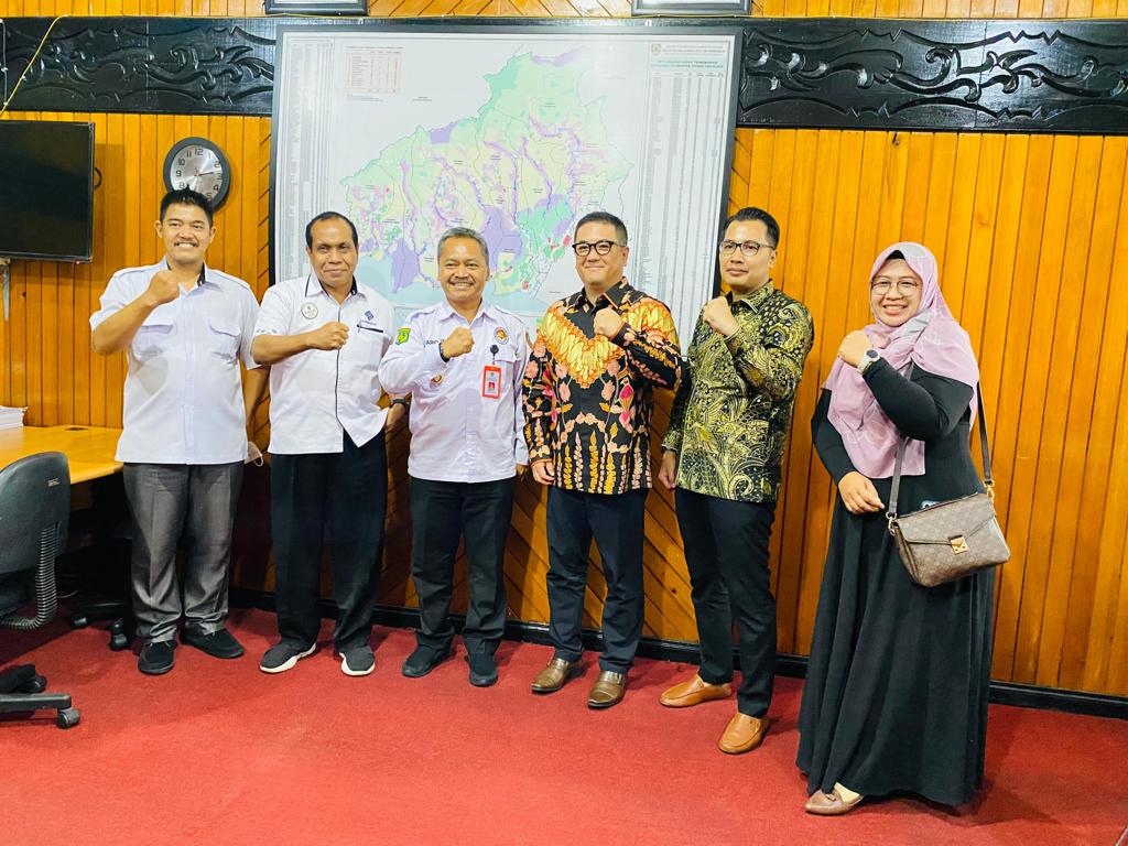 Kepala Disnakertrans Terima Kunjungan President AIC dan LPP Enter Borneo